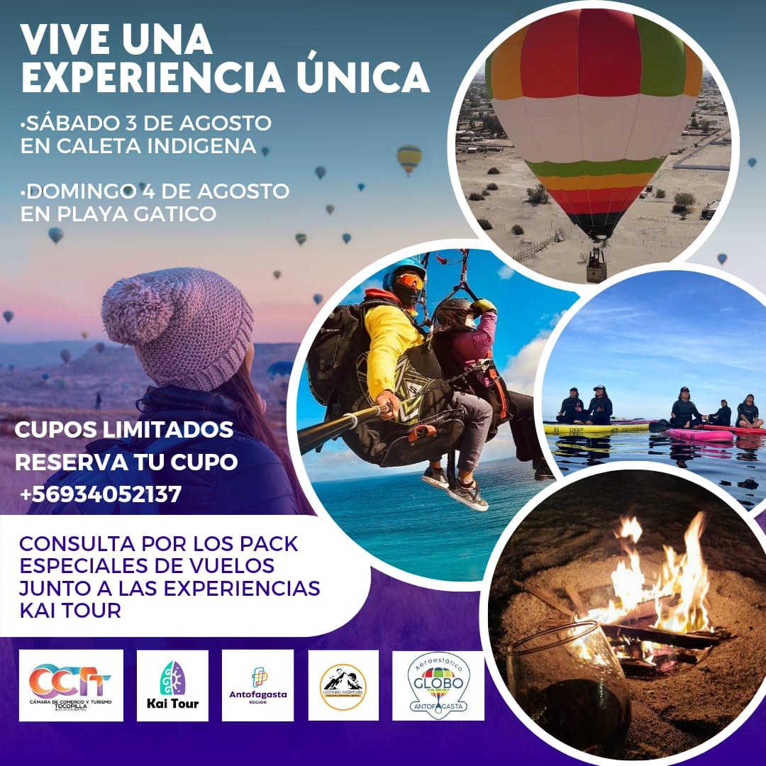 Vuela en Globo Aerostático Tocopilla