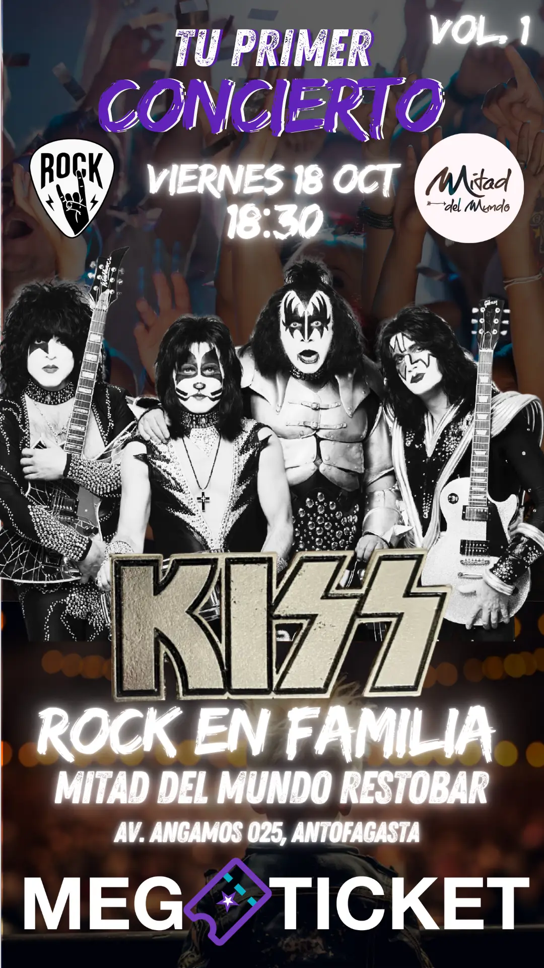 Kiss Doble Concierto – Familiar y nocturno